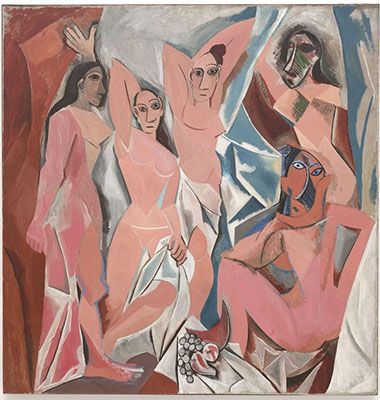 Pablo Picasso: Les Demoiselles d'Avignon (1907)