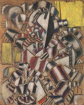 Fernand Léger: Le Fumeur (The Smoker) (1914)