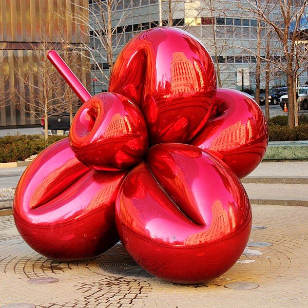 Artwork Jeff Koons Balloon Rabbit (Red)