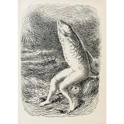 René Magritte: Illustration 2, Les Chant De Maldoror (1948)