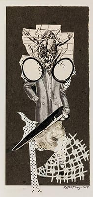 Ragnar von Holten: Сover illustration of Les Chants de Maldoror (1971)