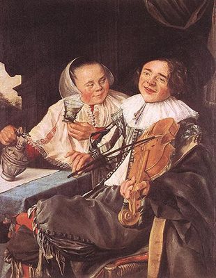 الزوجان Carousing (1630)