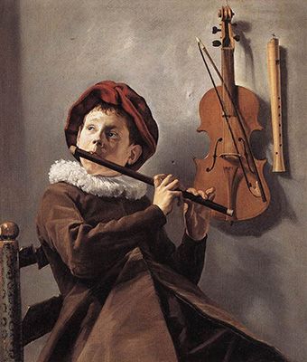 Young Flute Player (c. 1635)