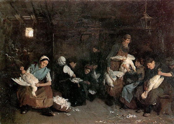 Women Plucking Geese (1871)