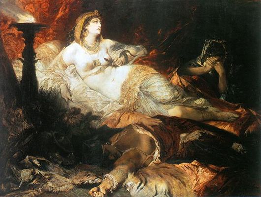 The Death of Cleopatra (1875-76)