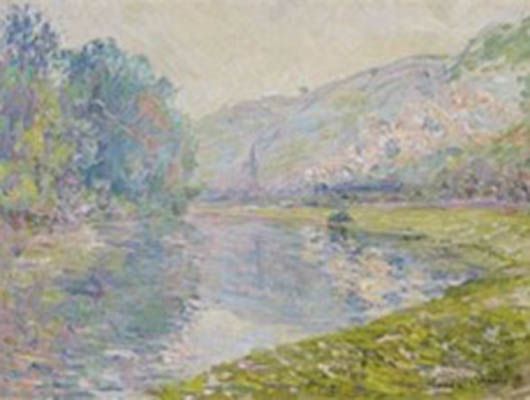 Claude Monet: The Train at Jeufosse (1884)