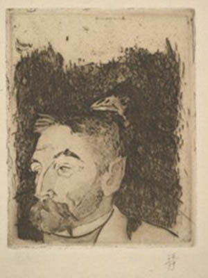 Paul Gauguin: Portrait of Stéphane Mallarmé (1891)