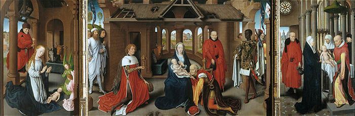 Triptych with the Adoration of the Magi (c. 1478)