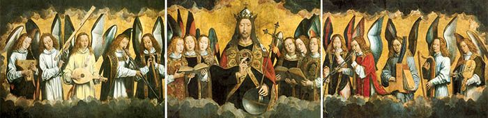 Christ Surrounded by Singing and Music-making Angels (1483–94)