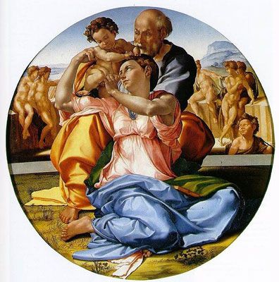 دوني توندو (العائلة المقدسة) (1506)