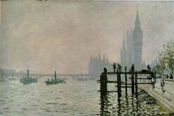 Westminster Bridge (aka The Thames below Westminster) (1871)