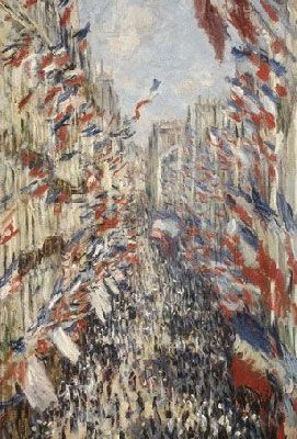 The Rue Montorgueil in Paris. Celebration of June 30th, 1878 (1878)
