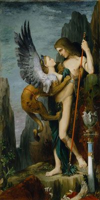 Oedipus and the Sphinx (1864)