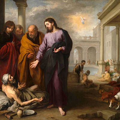 Christ Healing the Paralytic at the Pool of Bethesda (1668-70)