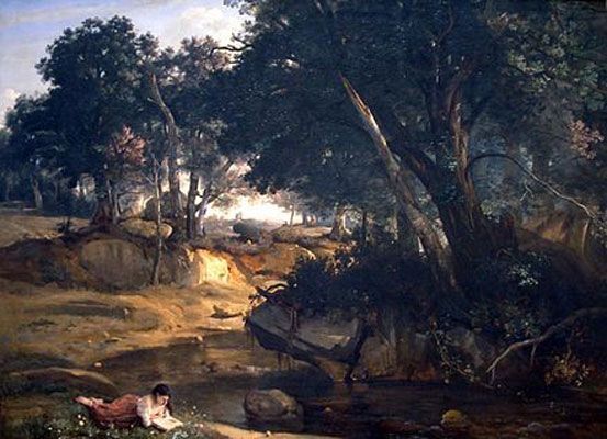 جان بابتيست كميل كورو: منظر لغابة فونتينبلو (1830)