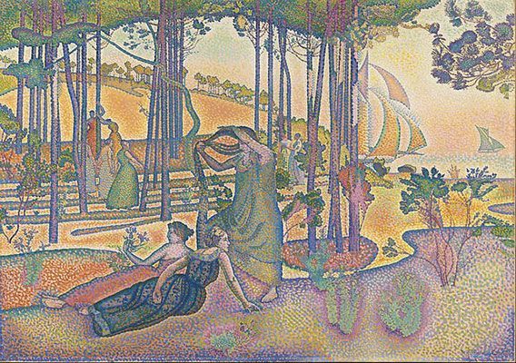 Henri-Edmond Cross: The Evening Air (c.1893)