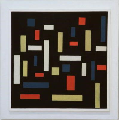 Theo van Doesburg: Compositie VII: 'de drie Gratien' (1917)