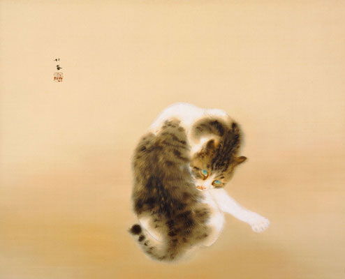 Takeuchi Seihō: Tabby Cat (1924)