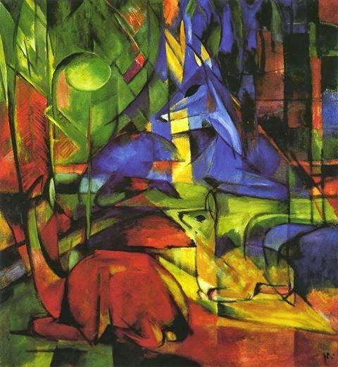 Franz Marc: Lying Bull (1913)
