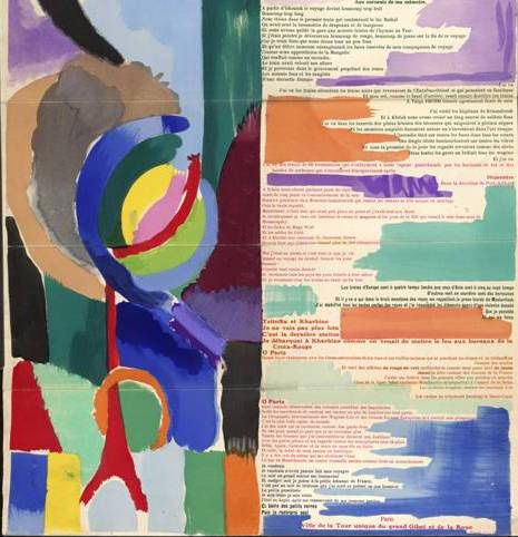 Sonia Delaunay: La Prose du Transsibérien et de la petite Jehanne de France (1913)