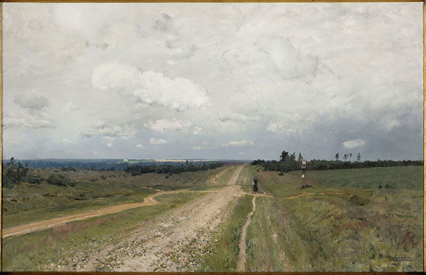 Isaac Levitan: Vladimirka (The Road to Vladimir) (1892)