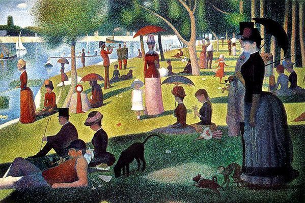 Georges Seurat: Sunday Afternoon on the Island of La Grande Jatte (1884-86)