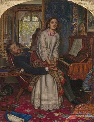 William Holman Hunt: The Awakening Conscience (1853)