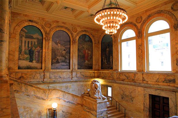 Murals at Boston Public Library (1895)