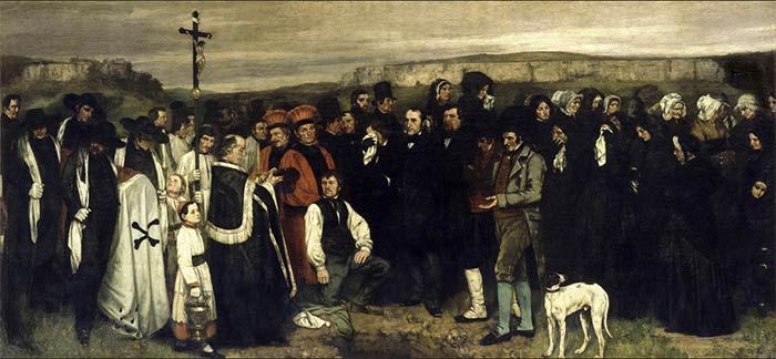 Gustave Courbet: A Burial at Ornans (1849-50)