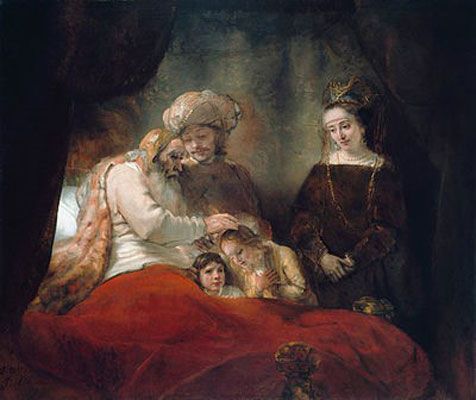 يعقوب يبارك اولاد يوسف (1656)