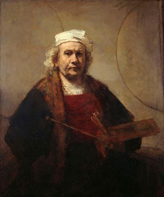 Self-Portrait with Two Circles (1660)