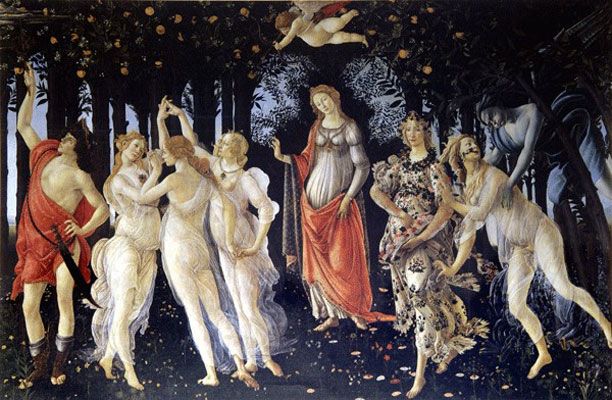 Sandro Botticelli: Primavera (late 1470s-early 1480s)