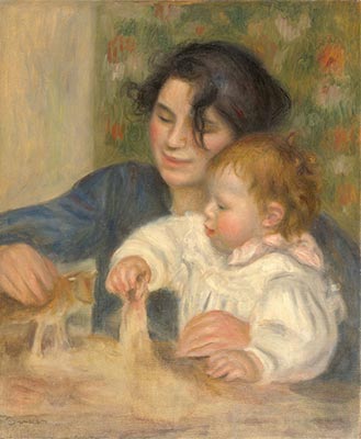 Gabrielle Renard and Infant Son Jean (1895-96)