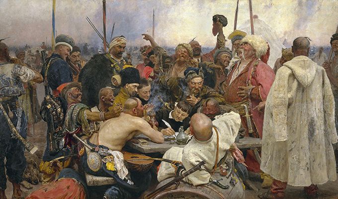 رد القوزاق الزابوروجيين على السلطان محمد الرابع من الإمبراطورية العثمانية (1880-1891)