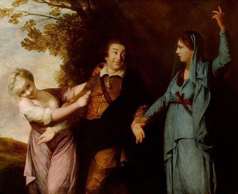 Garrick between Tragedy and Comedy (1761)