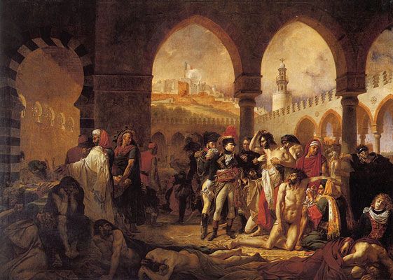 Antoine Jean Gros: Bonaparte Visits the Plague Stricken in Jaffa (1804)