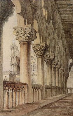 Loggia of the Ducal Palace, Venice (1849-50)