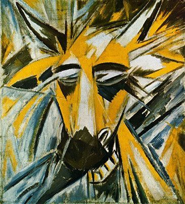 Mikhail Larionov: Bull's Head (1913)