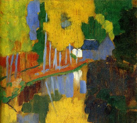Le Talisman, the Aven River at the Bois d'Amour (1888)