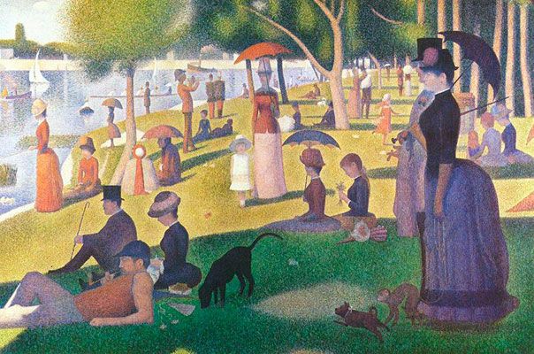 Georges Seurat: Sunday Afternoon on the Island of La Grand Jatte (1884-86)