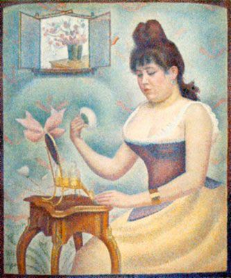 امرأة شابة تلطخ نفسها (1888-90)
