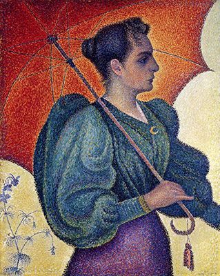 امرأة مع مظلة (1893)