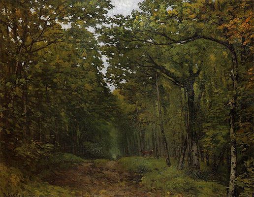 Avenue of Chestnut Trees Near La Celle-Saint-Cloud (1867)