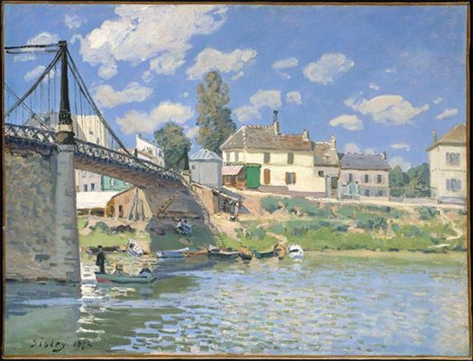 The Bridge at Villeneuve-la-Garenne (1872)