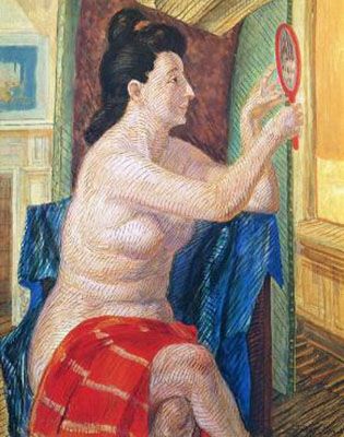 Nude with Red Hand Mirror (1950)