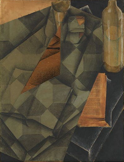 Juan Gris: Book and Glass (1914)