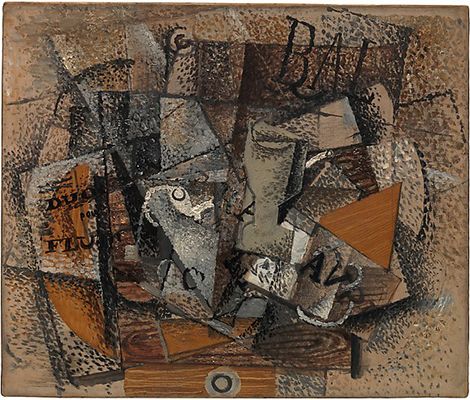Papier Collé 1913 by Georges Braque