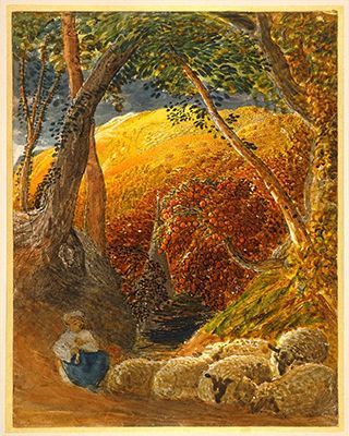 Samuel Palmer: The Magic Apple Tree (ca. 1830)