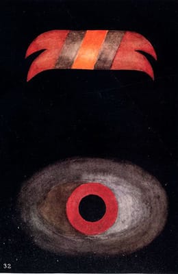 Annie Besant and Charles W. Leadbeater: The Gamblers (Figure 32 from Thought-Forms) (c. 1901)