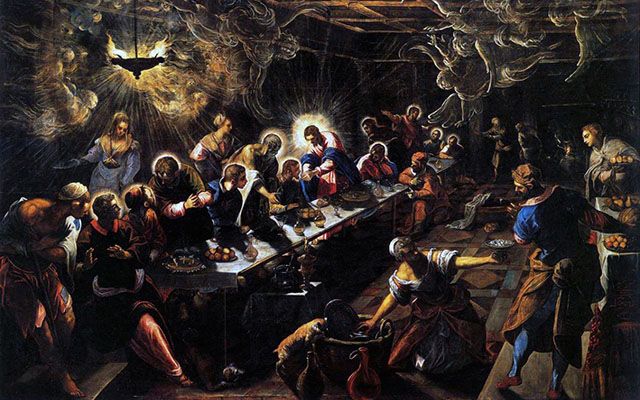 العشاء الأخير (1592-94)
